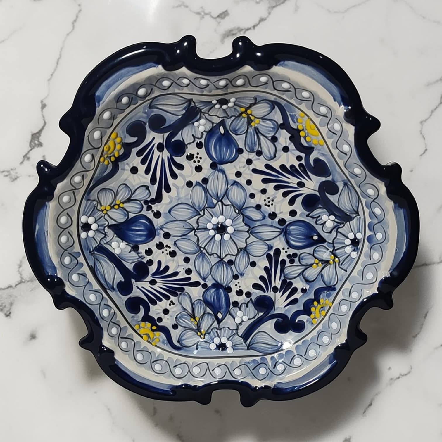 Talavera Casa Juárez — handcrafted ceramic plate